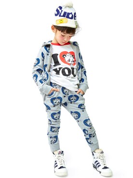 「STORIES（ストーリーズ）のアイテム」を使った、storiesさん（キッズ・110cm）の秋コーディネート