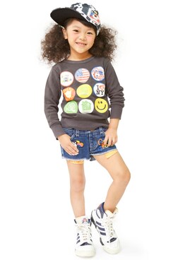 「STORIES（ストーリーズ）のアイテム」を使った、storiesさん（キッズ・110cm）の秋コーディネート