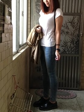 「working style」｜「アイテム（その他アウター）」を使った、Layziiさん（レディース・168cm）の夏コーディネート