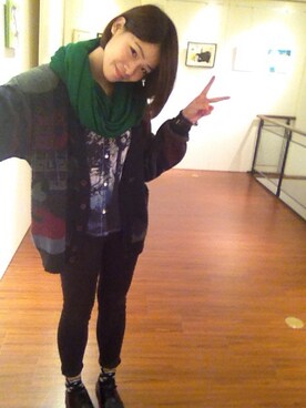 「working style」｜「アイテム（その他アウター）」を使った、Layziiさん（レディース・168cm）の冬コーディネート