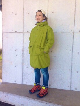 「バーベキュー」｜「アイテム（その他アウター）」を使った、ALWAYSFUNさん（メンズ・170cm）の春コーディネート
