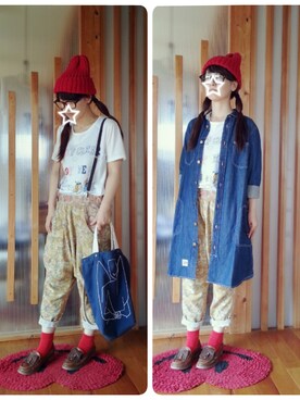 yoshiさん（レディース・158cm）の夏コーディネート