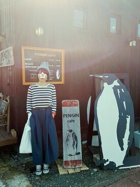 「アイテム（アナログ腕時計、ピンク系）」を使った、yoshiさん（レディース・158cm）の秋コーディネート