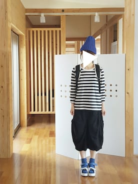 「FRAPBOIS」｜「アイテム（スラックス）」を使った、yoshiさん（レディース・158cm）の春コーディネート