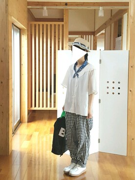 「FRAPBOIS」｜「アイテム（財布/小物）」を使った、yoshiさん（レディース・158cm）の夏コーディネート