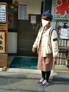 「FRAPBOIS（フラボア）のアイテム（リング）」を使った、yoshiさん（レディース・158cm）の秋コーディネート