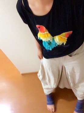 「チャイハネ（チャイハネ）のアイテム（レッグウェア）」を使った、たなきんさん（レディース・163cm）の夏コーディネート