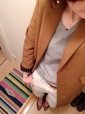 u.さん（レディース・158cm）の冬コーディネート