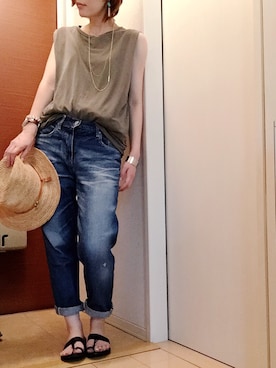 u.さん（レディース・158cm）の夏コーディネート