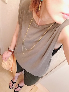 u.さん（レディース・158cm）の夏コーディネート