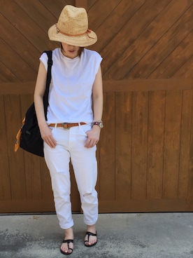 u.さん（レディース・158cm）の夏コーディネート