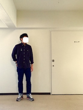 「.......RESEARCH（リサーチ）のアイテム」を使った、yusukeさん（メンズ・171cm）の秋コーディネート