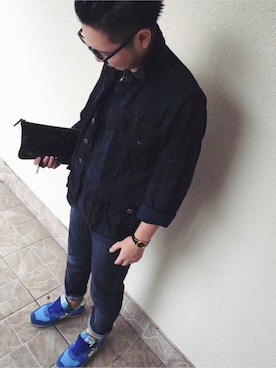 「カモ柄」｜SHIFFONKOUTAさん（メンズ・170cm）の秋コーディネート