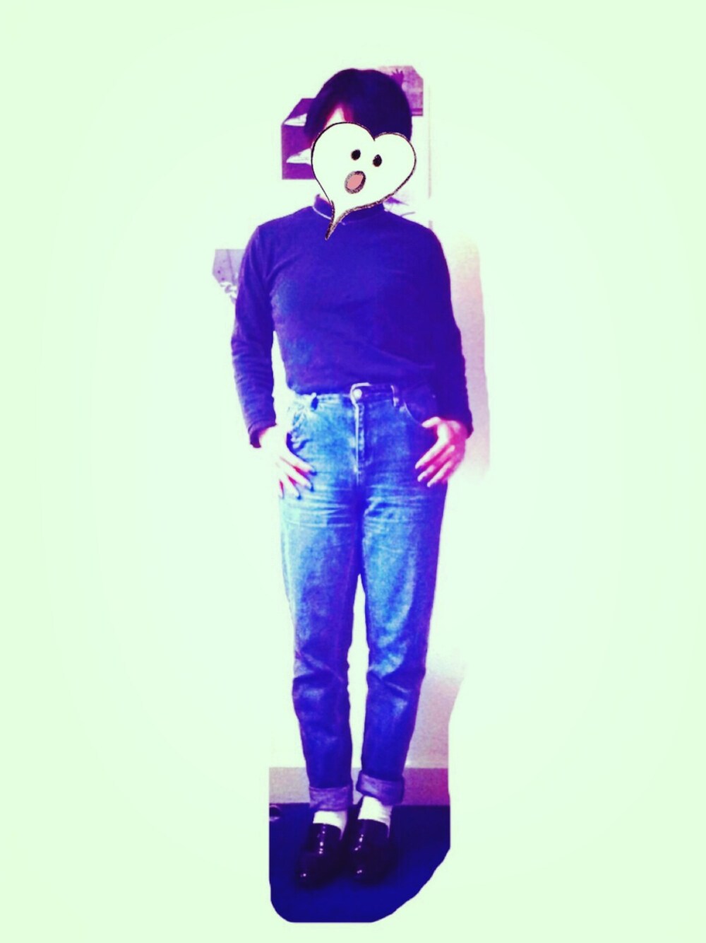 「green、緑、アクセサリー、ハイウエストパンツ」｜「LEPSIMのアイテム（パンプス、ブラック系）」を使った、i m k nさん（レディース・155cm）の秋コーディネートの1枚目の写真