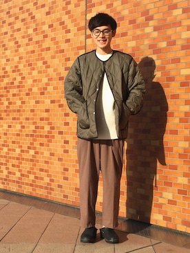 「BEAUTY&YOUTH UNITED ARROWS」｜「アイテム（ジャケット/アウター）」を使った、Keisuke Oobaさん（メンズ・174cm）の秋コーディネート