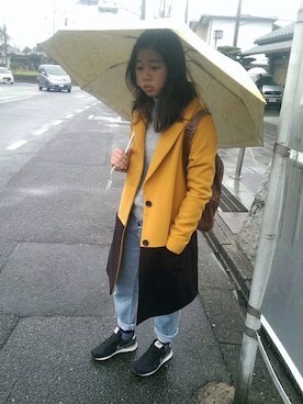 「MIRYOKU（ミリョク）のアイテム」を使った、じゅんさん（レディース・155cm）の冬コーディネート