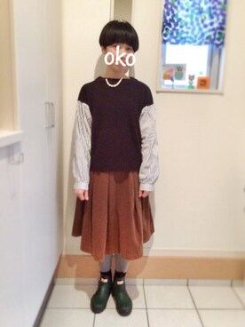 okonomixさんの（no brand | ノーブランド）を使ったコーディネート
