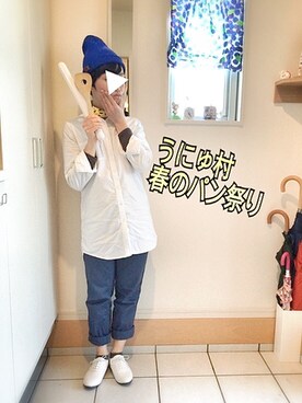 okonomixさんの「HAV-A-HANKバンダナ」を使ったコーディネート