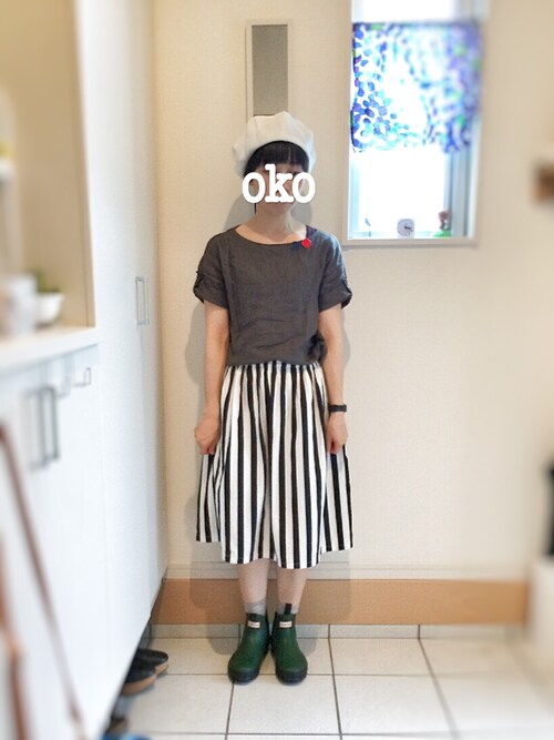 okonomix使用（無印良品）的時尚穿搭