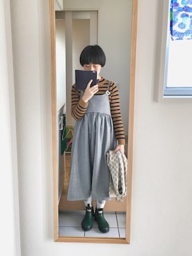 「キャミソールワンピ」｜okonomixさん（レディース・158cm）の冬コーディネート