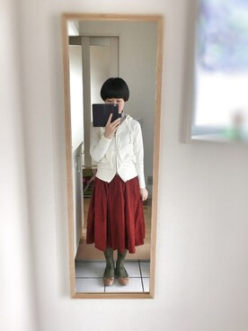「バレンタインデートスタイル」｜「アイテム（その他）」を使った、okonomixさん（レディース・158cm）の冬コーディネート