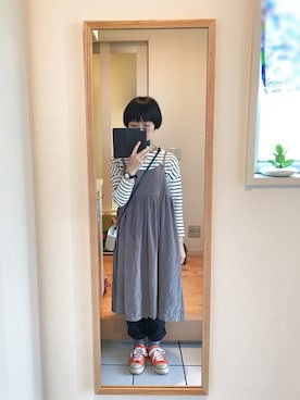 「キャミソールワンピ」｜okonomixさん（レディース・158cm）の春コーディネート