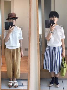 okonomixさん（レディース・158cm）の夏コーディネート