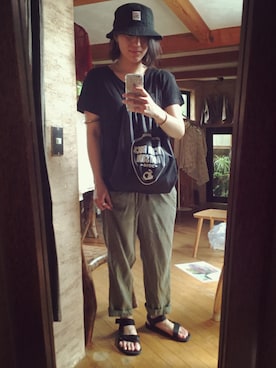 「POINTER（ポインター ）のアイテム」を使った、mado.さん（レディース・165cm）の春コーディネート