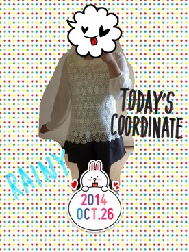 「GLOBAL WORK（グローバルワーク）のＴＲムジガラキュロット（パンツ、ブラック系）」を使った、miyukiさん（レディース・163cm）の秋コーディネート