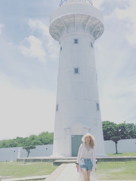 「summer style」｜「アイテム（ジャケット/アウター）」を使った、Shanlo Loさん（レディース・163cm）の秋コーディネート