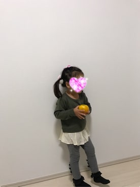 リオーナさん（キッズ・90cm）の秋コーディネート