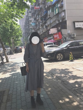 「working style」｜「アイテム（ピーコート）」を使った、害害怕被剪脚趾甲さん（レディース・158cm）の春コーディネート