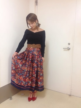 ayumi iwashitaさん（レディース・158cm）の秋コーディネート