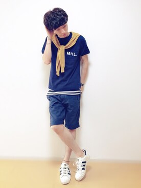 「BACK NUMBER（バックナンバー）のアイテム」を使った、sawaさん（メンズ・173cm）の夏コーディネート
