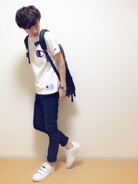 「SHIPS JET BLUE（シップスジェットブルー）のアイテム（パンツ）」を使った、sawaさん（メンズ・173cm）の夏コーディネート