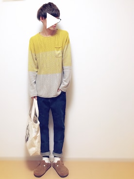 「BACK NUMBER（バックナンバー）のアイテム」を使った、sawaさん（メンズ・173cm）の秋コーディネート