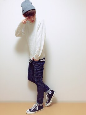 「BACK NUMBER（バックナンバー）のアイテム」を使った、sawaさん（メンズ・173cm）の秋コーディネート