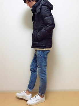 「Right-on（ライトオン）のアイテム（ジャケット/アウター）」を使った、sawaさん（メンズ・173cm）の冬コーディネート