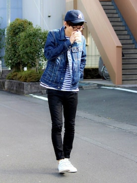 「G-STAR RAW（ジースターロゥ）のアイテム（ジャケット/アウター）」を使った、sawaさん（メンズ・173cm）の冬コーディネート