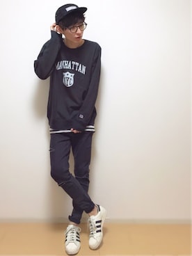 「BACK NUMBER（バックナンバー）のアイテム」を使った、sawaさん（メンズ・173cm）の冬コーディネート