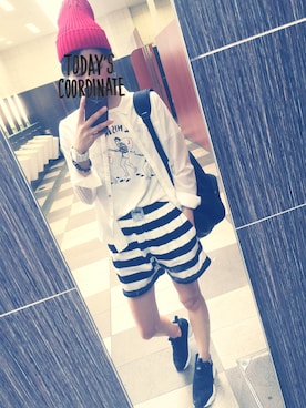 「Discoat」｜「アイテム（ニットキャップ/ビーニー）」を使った、Ｓｈａｋｉｎ.さん（レディース・168cm）の秋コーディネート