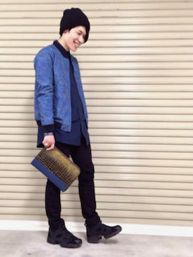 「ガレージ」｜Myaoさん（メンズ・173cm）の冬コーディネート