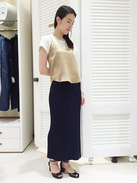 スタッフ2さん(レディース・165cm)の夏コーディネート