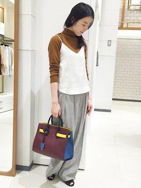 スタッフ2さん(レディース・165cm)の夏コーディネート