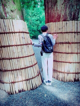 「SAINT JAMES（セントジェームス）のアイテム」を使った、オグラ ヒロヤさん（メンズ・176cm）の秋コーディネート