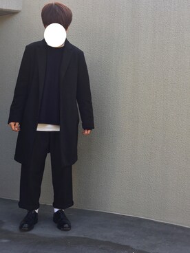 「アイテム（チェスターコート）」を使った、こうさん（メンズ・171cm・10代）の秋コーディネート