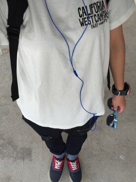 「Frederick（フレデリック）のアイテム（トップス）」を使った、0309さん（レディース・155cm）の夏コーディネート