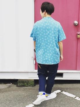 「Frederick（フレデリック）のアイテム（トップス）」を使った、0309さん（レディース・155cm）の春コーディネート