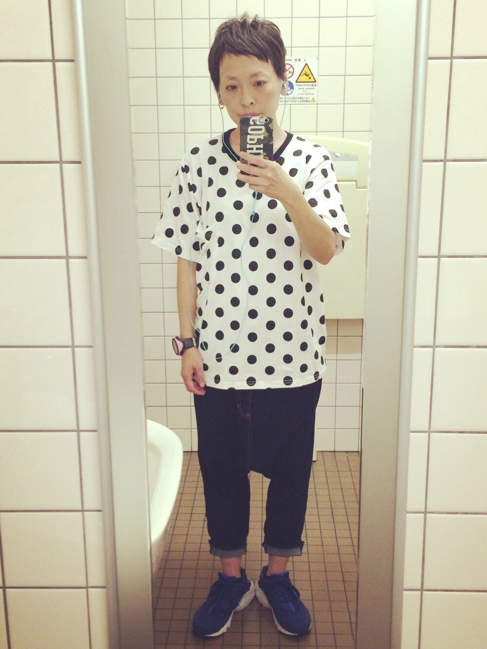 「FRAPBOIS」｜「FRAPBOISのトロワ（Tシャツ/カットソー、その他）」を使った、0309さん（レディース・155cm）の秋コーディネートの1枚目の写真