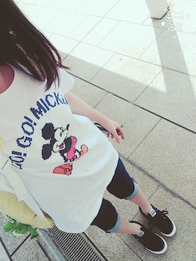 「Admiral（アドミラル）のINOMER / イノマー（スニーカー）」を使った、とさん（レディース・154cm）の夏コーディネート